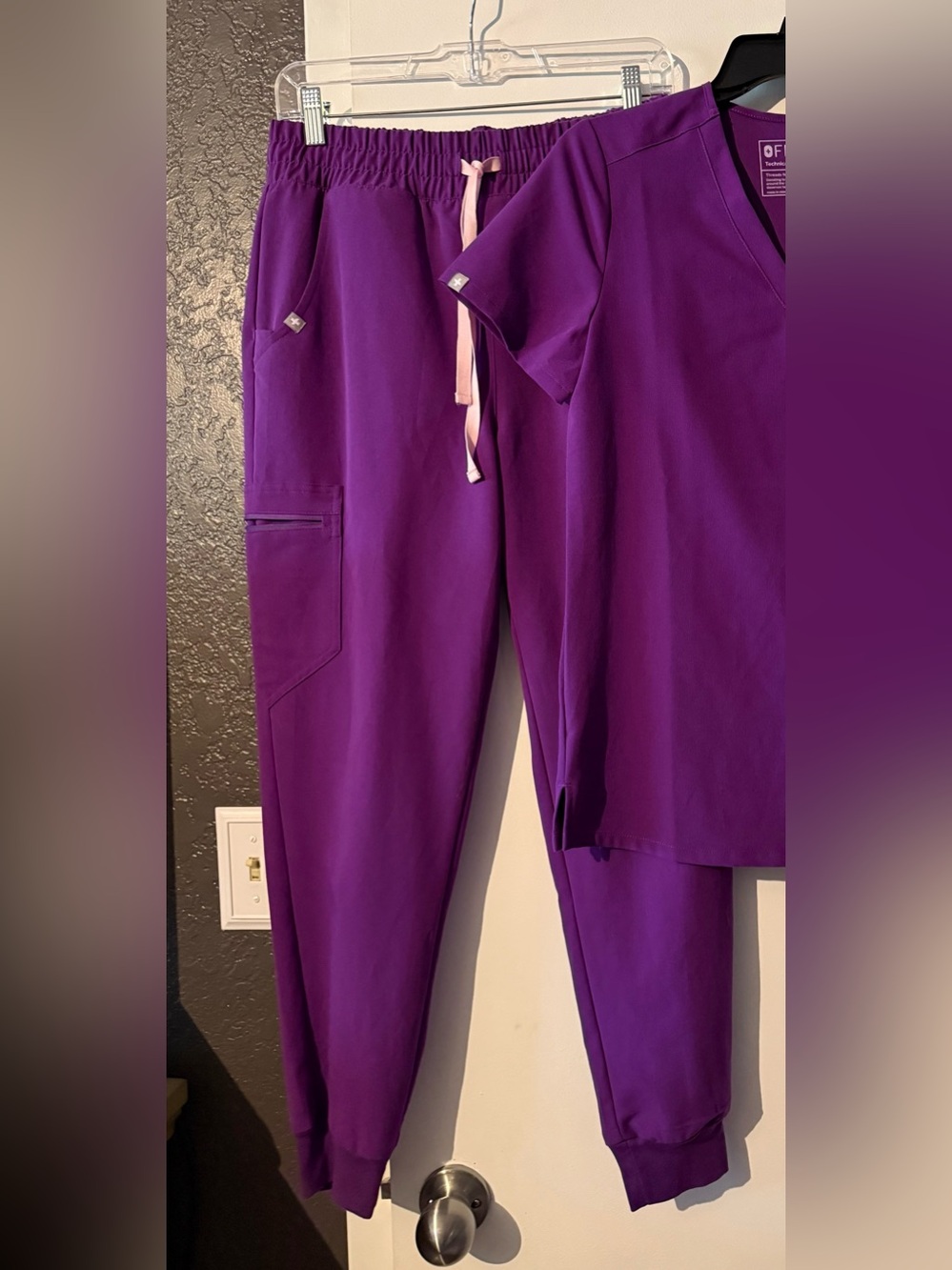 Figs Purple Scrub Jogger Pants - Women's Comfortable Medical Uniform